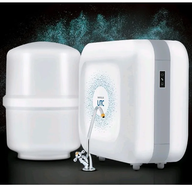 Havells Utc 100% Ro & Uv Water Purifier, White, Suitable for Borwell,tanker, municipal water