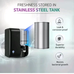 V-Guard Rejive 2X RO+UF Alkaline Water Purifier with Stainless Steel Tank | No Service Cost for 2 Years: True Unconditional Warranty | 8 Stage | Triple Powered Alkaline Health Charger | 5.5 L