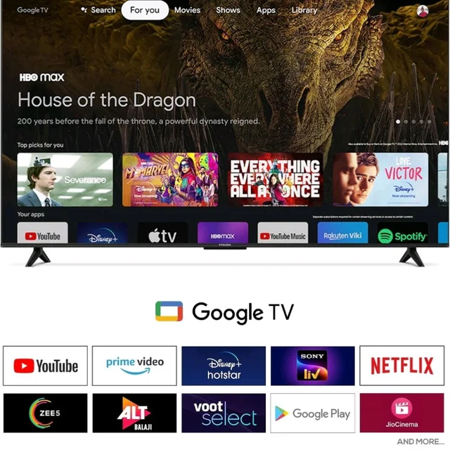 iFFALCON 189 cm (75 Inches) 4K UHD Smart LED Google TV | 144Hz VRR | 3GB RAM | Dolby Vision & Atmos | Game Master | 75U75