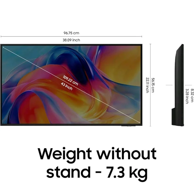 Samsung 43 inch (108cm) Mini LED 4K Vision AI 2026 Smart TV | 30W Speakers | 4K Upscaling | Mini-LED HDR | 150+ Channels | 7 Years OS Upgrade | UA43M2EHAULXL