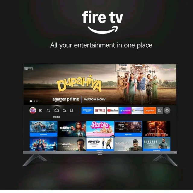 Xiaomi (108 cm) 43 inch FX Pro 4K QLED Smart | HDR10+ | 30W Box Speakers | Filmmaker Mode | Fire TV | L43MB-FPIN