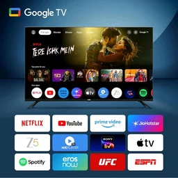 VW Visio World 140 cm (55 inches) Smartchoice Pro Series 4K Ultra HD Smart QLED Google TV VW55GQ2
