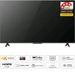iFFALCON 164 cm (65 Inches) 4K UHD Smart LED Google TV | 120Hz VRR | Dolby Vision & Atmos | Game Master | 65U65