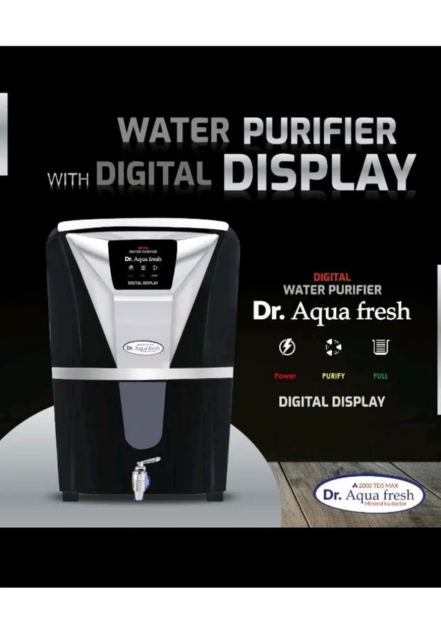 Dr Aqua Fresh Digital RO Water Purification Unit with UV+UF+TDS+Copper Alkaline Technology, 10 Litres