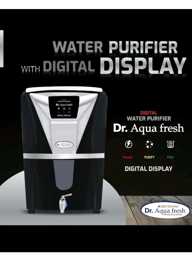 Dr Aqua Fresh Digital RO Water Purification Unit with UV+UF+TDS+Copper Alkaline Technology, 10 Litres