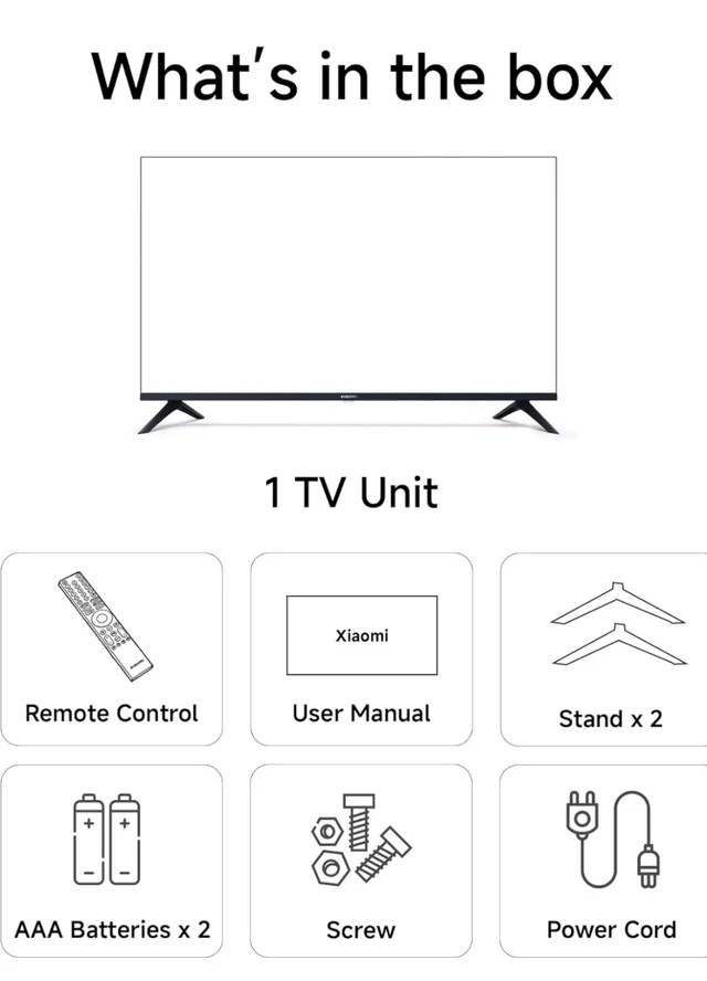 Xiaomi (108 cm) 43 inch Smartchoice X 4K Ultra HD Smart | Dolby Vision | Eye Care Mode | Google TV | L43MB-AIN