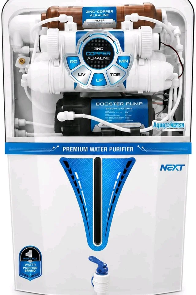 Aqua New Fresh RO Water Purifier | RO + LED UV + Copper + Zinc | High TDS Membrane | TDS & Taste Controller | 12L Storage Tank | 20 LPH | Ideal for Home & Office.