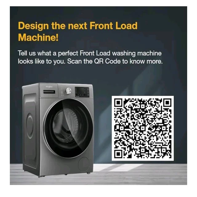 Whirlpool 7 Kg 5 Star Inverter Front Load Washing Machine with In-Built Heater (SUPREME CARE 7012 -E, Midnight Grey, 100+ Tough Stains, Steam Technology, 2025 Model)
50+ bought in past month