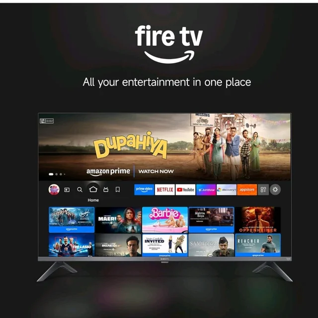 Brand: Xiaomi
4.2
4.2 out of 5 stars
(2,220)
Xiaomi (108 cm) 43 inch FX Pro 4K QLED Smart | HDR10+ | 30W Box Speakers | Filmmaker Mode | Fire TV | L43MB-FPIN