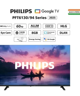 PHILIPS 108 cm (43 inches) 6100 Series Frameless Full HD Smart LED Google TV 43PFT6130/94