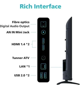 PHILIPS 108 cm (43 inches) 6100 Series Frameless Full HD Smart LED Google TV 43PFT6130/94