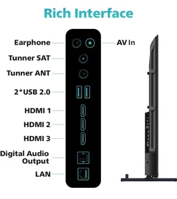 PHILIPS 109 cm (43 inches) 8100 Series 4K Ultra HD Smart QLED Google TV 43PQT8100/94
