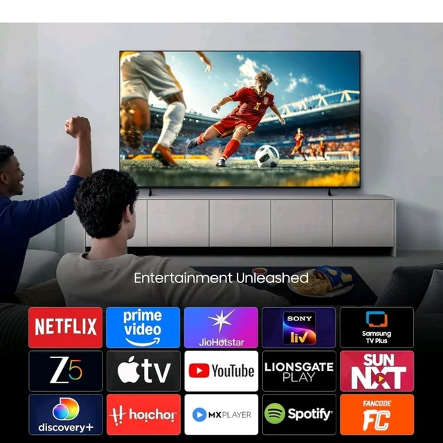 Samsung 43 inch (108cm) Crystal UHD 4K Vision AI 2026 Smart TV | 30W Speakers | 4K Upscaling | HDR10+ | 150+ Channels | 7 Years OS Upgrade | UA43UE86AHULXL
