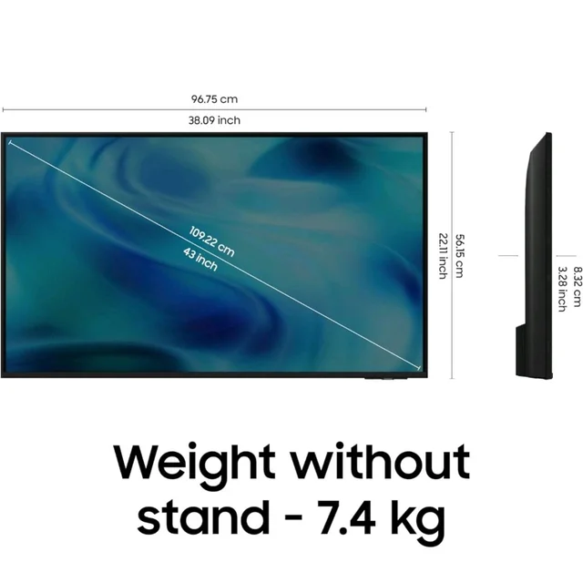 Samsung 43 inch (108cm) Crystal UHD 4K Vision AI 2026 Smart TV | 30W Speakers | 4K Upscaling | HDR10+ | 150+ Channels | 7 Years OS Upgrade | UA43UE86AHULXL