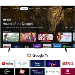 4.1
4.1 out of 5 stars
(151)
TCL 108 cm (43 inches) Smartchoice 4K Ultra HD Smart QLED Google TV | HDR 10+ | Dolby Vision & Atmos | 30W Speaker Output | Game Master | 43T6D