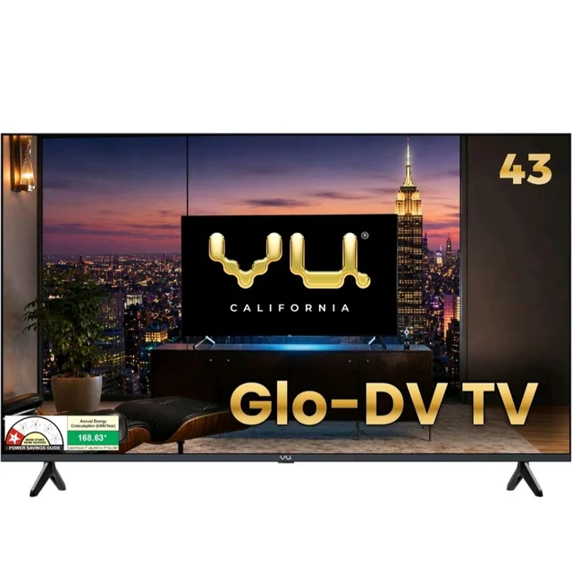 Visit the Vu Store
4.8
4.8 out of 5 stars
(12)
Vu California 108cm (43 inches) Smartchoice GloQLED Smart Google 4K TV VuGLOQLEDDV