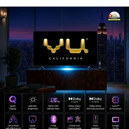 Visit the Vu Store
4.8
4.8 out of 5 stars
(12)
Vu California 108cm (43 inches) Smartchoice GloQLED Smart Google 4K TV VuGLOQLEDDV