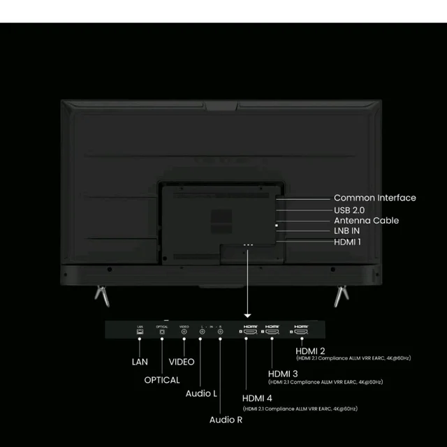 Visit the Haier Store
4.6
4.6 out of 5 stars
(33)
Haier 108 cm (43) P7GT Series 4K Ultra HD Smart LED Google TV 43P7GT-P (Grey