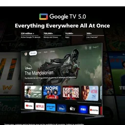 PHILIPS 109 cm (43 inches) 8100 Series 4K Ultra HD Smart QLED Google TV 43PQT8100/94