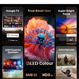 Hisense 108 cm (43 inches) E5S Series Full HD Smart Hi-QLED Google TV 43E5S