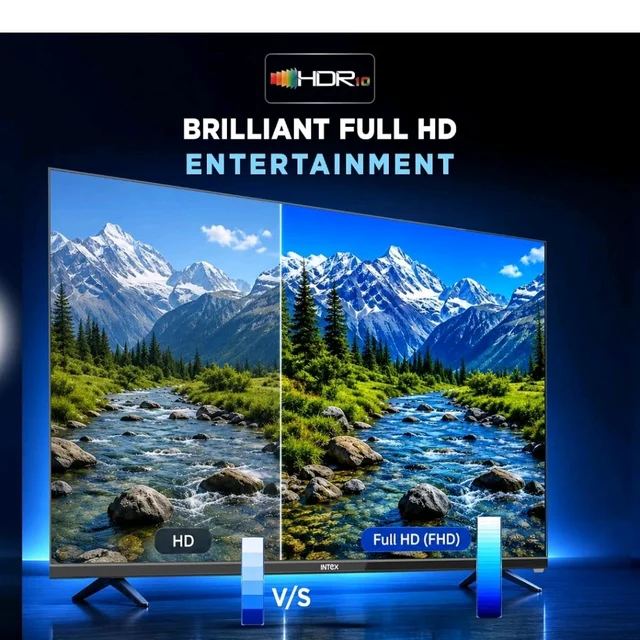 Intex 109 cm (43 Inches) Frameless Full HD Smart Google TV | Android 14 | HDR10 | 24W Dolby Audio | Google Assistant | Chromecast Built-in | LED-GFV4307