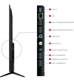iFFALCON 189 cm (75 Inches) 4K UHD Smart LED Google TV | 144Hz VRR | 3GB RAM | Dolby Vision & Atmos | Game Master | 75U75