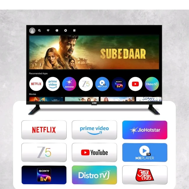 Visit the Visio World Store
3.9
3.9 out of 5 stars
(16,587)
Visio World VW 101 cm (40 inches) Smartchoice Spectra Series Full HD Smart QLED Android TV VW40AQ3