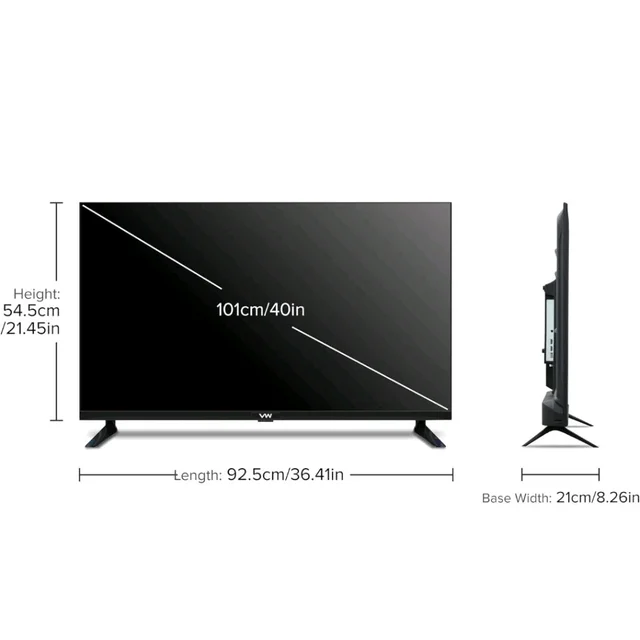 Visit the Visio World Store
3.9
3.9 out of 5 stars
(16,587)
Visio World VW 101 cm (40 inches) Smartchoice Spectra Series Full HD Smart QLED Android TV VW40AQ3