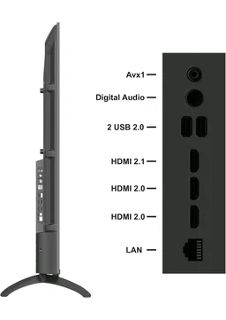 coocaa 164 cm (65 inch) Frameless QLED Ultra Smart Google TV 65Y74 Pro