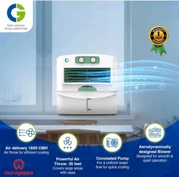 CG 60L Window Air Cooler for Home | Inverter Compatible | Triple-Sided Cooling | Adjustable Louvers | Water Level Indicator | up to 35Ft Air Throw | 1 Yr Manufacturer Warranty