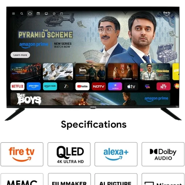 Visit the Onida Store
4.2
4.2 out of 5 stars
(3,217)
Onida 139 cm (55 inches) QLED Ultra HD 4K Smart Fire TV Q55UDI