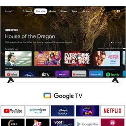 iFFALCON 189 cm (75 Inches) 4K UHD Smart LED Google TV | 144Hz VRR | 3GB RAM | Dolby Vision & Atmos | Game Master | 75U75