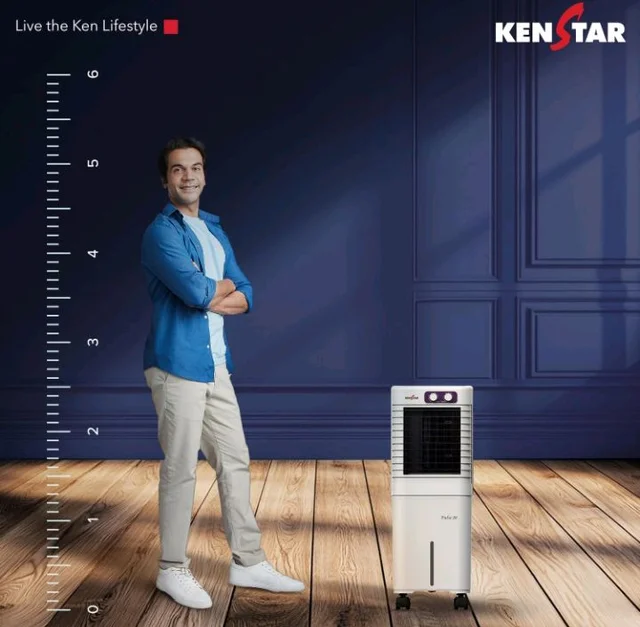 Kenstar PULSE HC 20 Portable/Room/Personal Air Cooler For Home| Honeycomb Pad |High Speed Fan |15 Ft Powerful Air Throw|Inverter compatible |Portable Cooler-Room|1-Yr Product Warranty|White & Purple