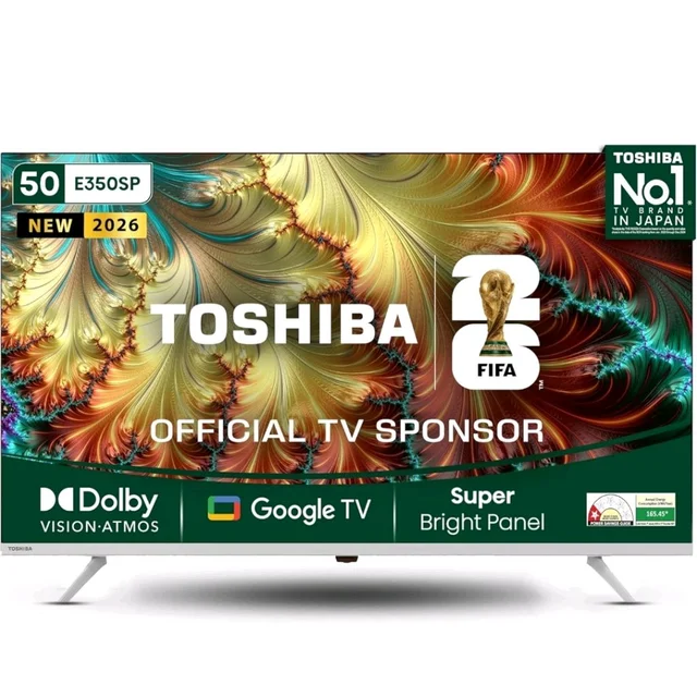 Toshiba 126 cm (50 inches) E350SP Series 4K Ultra HD Smart LED Google TV 50E350SP