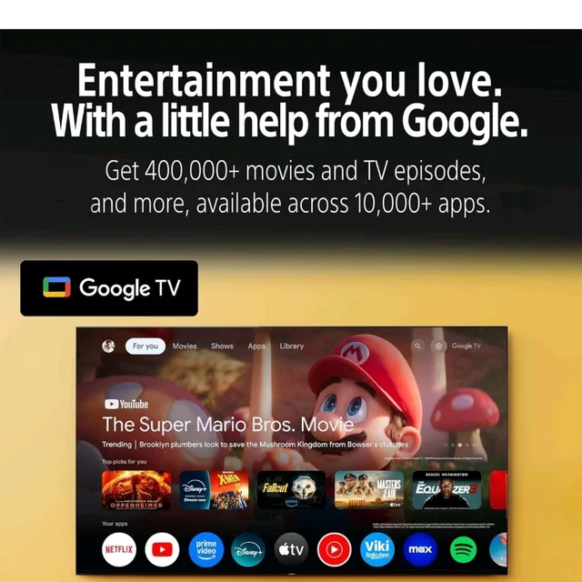 Sony 108 cm (43 inches) Smartchoice BRAVIA 2M2 Series 4K Ultra HD Smart LED Google TV K-43S22BM2