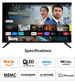 Visit the Onida Store
4.2
4.2 out of 5 stars
(3,217)
Onida 108 cm (43 inch) QLED Ultra HD 4K Smart Fire TV Q43UFD