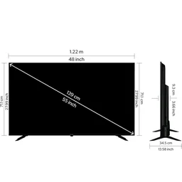 Visit the store, Lumio
Lumio
Visit the store
4.1
4.1 out of 5 stars
(1,482)
Lumio Vision 7 139 cm (55 inches) 4K Ultra-HD Smart QLED Google TV FTW3-ADSG