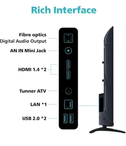 PHILIPS 108 cm (43 inches) 6100 Series Frameless Full HD Smart LED Google TV 43PFT6130/94