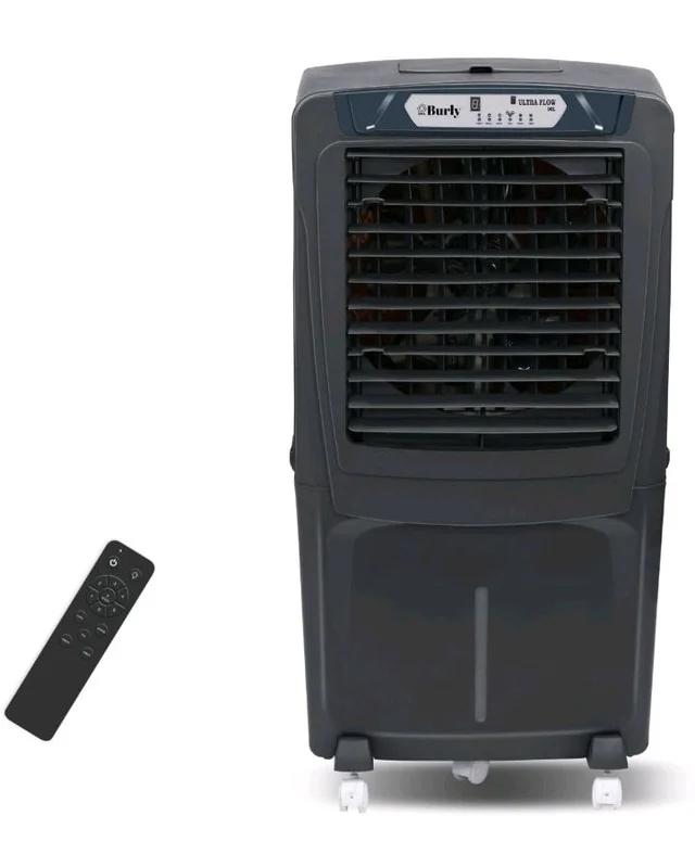 Bhaburly EV 90L Desert Air Cooler for Home BLDC Motor110W Smart Water Saving Touch Remote Control Empty Tank Alarm Timer & Swing Function 16 Inch Fan Blade Energy Efficient