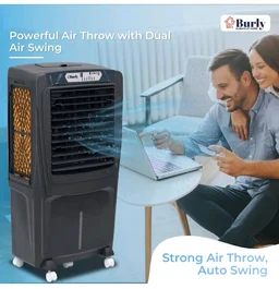 Bhaburly EV 90L Desert Air Cooler for Home BLDC Motor110W Smart Water Saving Touch Remote Control Empty Tank Alarm Timer & Swing Function 16 Inch Fan Blade Energy Efficient