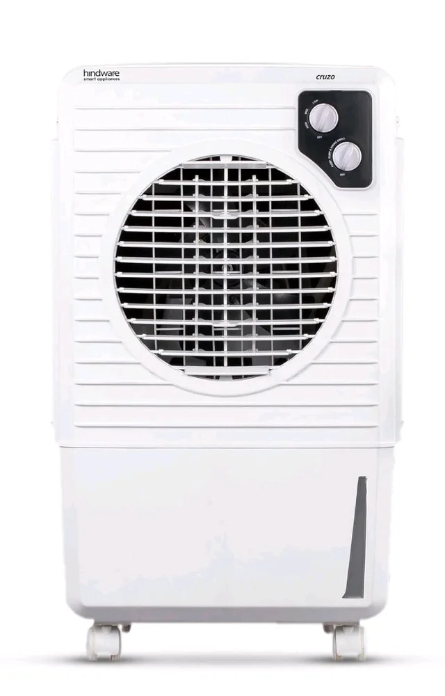 Hindware Smart Appliances | Cruzo 25L Personal Air Cooler in Summer with exclusive Insect and Dust free Filter Technology | Ice Chamber & Honeycomb Pad | Inverter Compatible