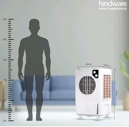 Hindware Smart Appliances | Cruzo 25L Personal Air Cooler in Summer with exclusive Insect and Dust free Filter Technology | Ice Chamber & Honeycomb Pad | Inverter Compatible