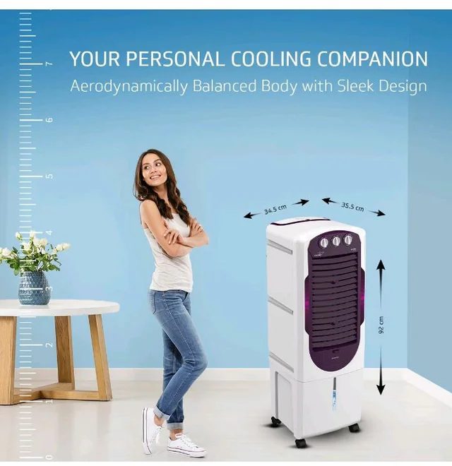 V-Guard Arido T25 H Tower Air Cooler For Room| 25 Litre
9.14 m Air Throw | 2 Year Warranty on Motor & Pump|Concealed Pump Design |Air Delievery-1406 cmh |1 Year Warranty On Cooler