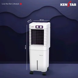 Kenstar PULSE HC 20 Portable/Room/Personal Air Cooler For Home| Honeycomb Pad |High Speed Fan |15 Ft Powerful Air Throw|Inverter compatible |Portable Cooler-Room|1-Yr Product Warranty|White & Purple