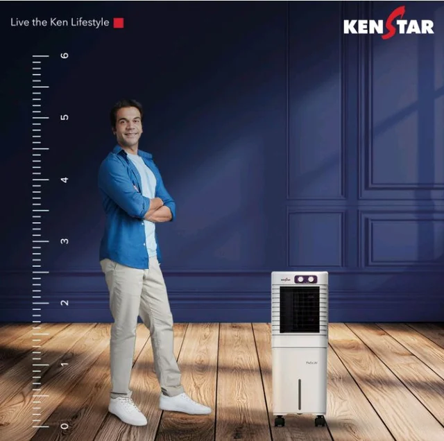 Kenstar PULSE HC 20 Portable/Room/Personal Air Cooler For Home| Honeycomb Pad |High Speed Fan |15 Ft Powerful Air Throw|Inverter compatible |Portable Cooler-Room|1-Yr Product Warranty|White & Purple