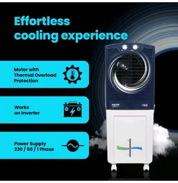 Voltas Frost Air 60 Room Air Cooler for Home, with Swing Control (60 Litre Tank Capacity, Water Level Indicator, Honeycomb Cooling Media, White)