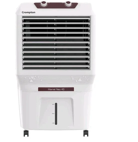 Crompton Marvel Neo Inverter Compatible Portable Personal Air Cooler (40L, White).