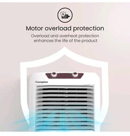 Crompton Marvel Neo Inverter Compatible Portable Personal Air Cooler (40L, White).