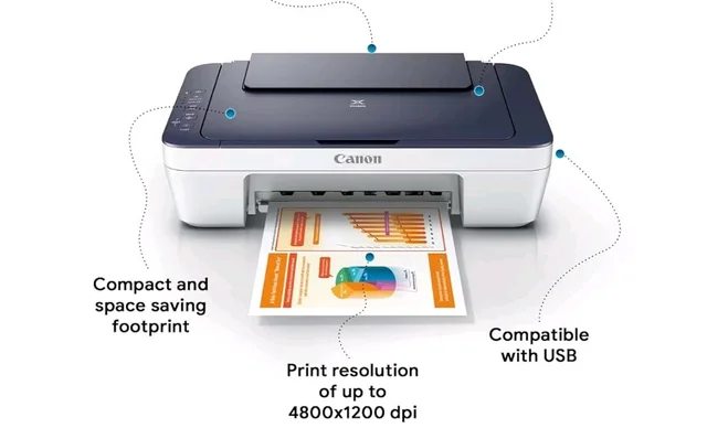 Canon PIXMA MG2577s All in One Non Wifi Inkjet Colour Printer with Scanner for Home, upto 100 Black and 100 Colour prints
