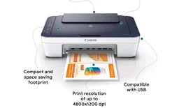 Canon PIXMA MG2577s All in One Non Wifi Inkjet Colour Printer with Scanner for Home, upto 100 Black and 100 Colour prints